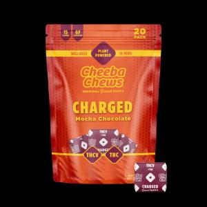 Mocha Chocolate Taffy - Charged THC:THCV - 100mg Pack