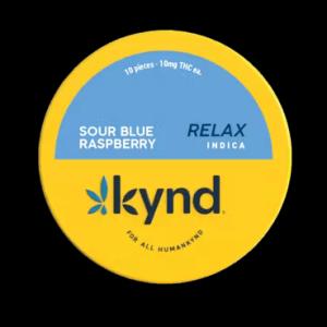 Relax - Sour Blue Raspberry - 100mg Pack