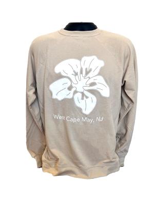 Sand Hibiscus Crew Neck - XX - Large