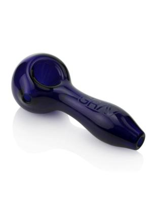 4” Classic Spoon - Hand Pipe - Glassy Blue
