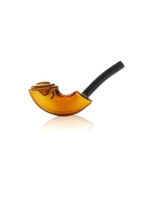 Rocker Sherlock Hand Pipe - Amber