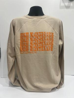 Sand - High Maintenance Crew Neck - Extra Large