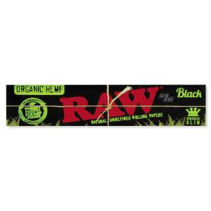 Organic Hemp Slim Black Rolling Paper - King Size