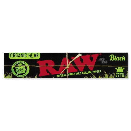 Organic Hemp Slim Black Rolling Paper – King Size